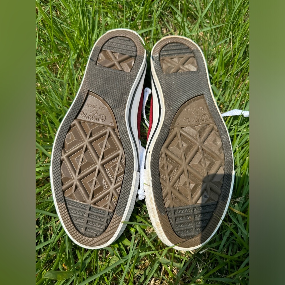 Maroon Converse - image 4